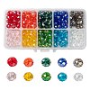 10 Colors Electroplate Glass Beads EGLA-JP0002-01B-8mm-1