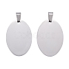 Tarnish Resistant 304 Stainless Steel Pendants STAS-I140-18S-2