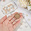 40Pcs 2 Colors Brass Beads KK-BBC0007-64-3