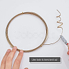 Half Round Brass Wire for Jewelry Making CWIR-WH0003-02G-5