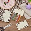 10Pcs MDF Temperature Blanket Reusable Color Chart AJEW-WH0460-155-4