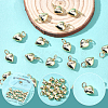 20Pcs Rack Plating Brass Heart Charms KK-BBC0024-87B-6