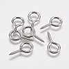 Tarnish Resistant 304 Stainless Steel Screw Eye Pin Peg Bails STAS-I097-077E-3