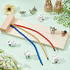 Wooden Hair Braided Training Aids AJEW-WH0258-207-5