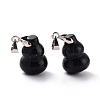 Synthetic Blue Goldstone Pendants G-G846-01J-2