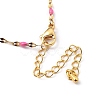 304 Stainless Steel Link Chain Necklaces NJEW-JN03084-03-3