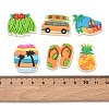Hawaii Theme PVC Plastic Cabochons PL-CBAEA65-01-3