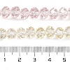 Transparent Painted Glass Beads Strands DGLA-A034-T8mm-A25-3