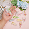 45Pcs 9 Colors Plastic with Resin and Polymer Clay Accessories RESI-CJ0001-175-5