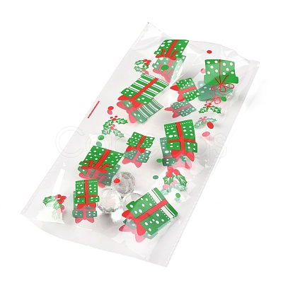 Christmas Theme OPP Plastic Storage Bags ABAG-B003-08-1
