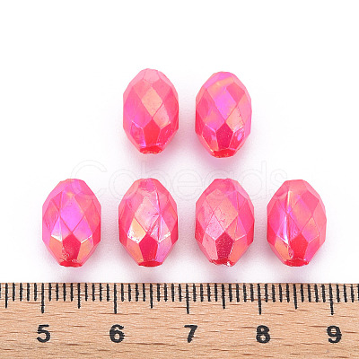 Opaque Acrylic Beads TACR-S153-32I-03-1