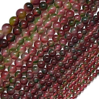 Natural Malaysia Jade Beads Strands G-B165-C03-6mm-1