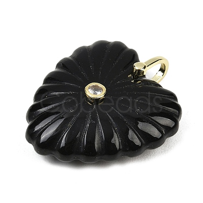 Natural Mixed Stone Carved Pendants G-C276-01G-1