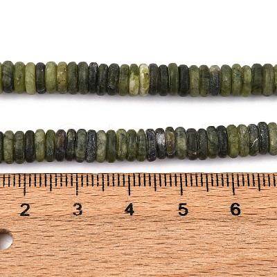 Frosted Natural Chinese Jade Beads Strands G-K389-C12-01-1