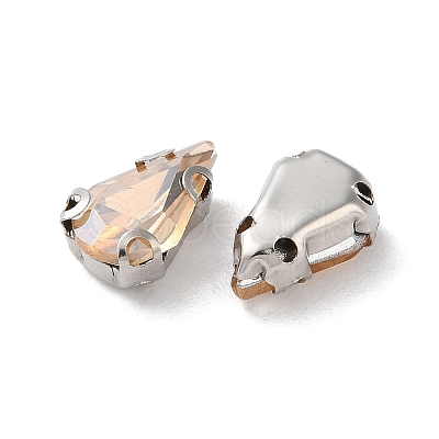 Teardrop Sew on Rhinestone RGLA-L028-09C-04-1