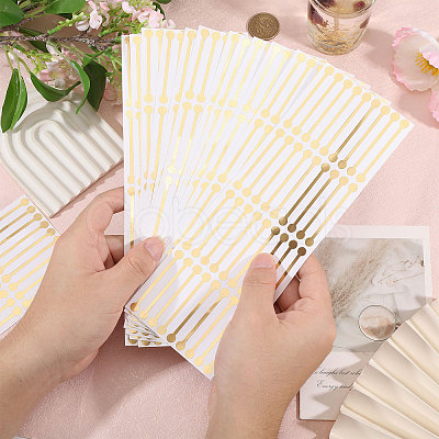 PVC Self-adhesive Stickers STIC-WH0003-60A-1