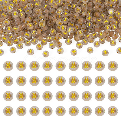 50G Luminous Transparent Acrylic Beads OACR-TAD0001-01X-1