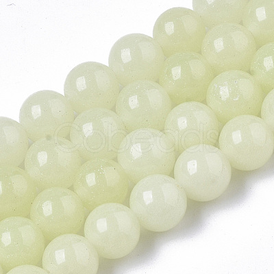 Synthetic Luminous Stone Beads Strands G-T129-12E-1