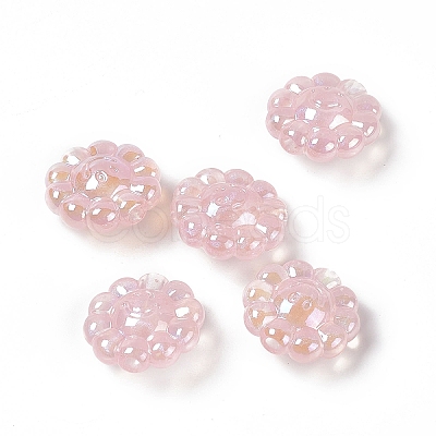 UV Plating Acrylic European Beads PACR-M003-05E-1