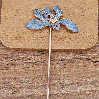 Alloy Enamel Hair Stick Findings WG34580-04-1