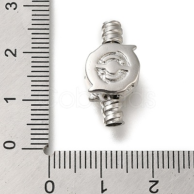 Brass European Style Clasps KK-A219-01P-1