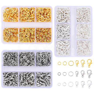 Zinc Alloy Lobster Claw Clasps DIY-YW0016-11B-1