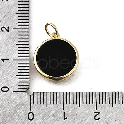 Brass Micro Pave Cubic Zirconia Pendants KK-S523-11G-1