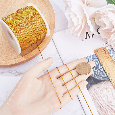 1 Roll Round Polyester Elastic Cord EW-GF0001-03B-1