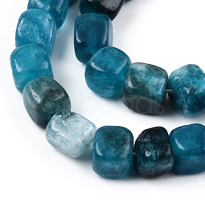 Dyed Natural White Jade Beads Strands G-S364-083A-01-1