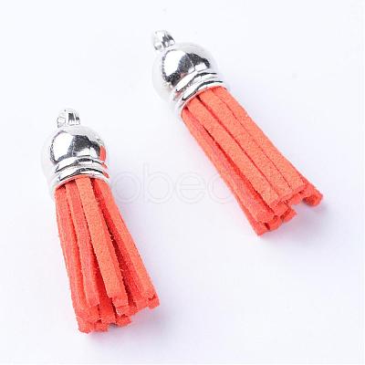 Faux Suede Tassel Pendant Decorations FIND-T002-A34-1