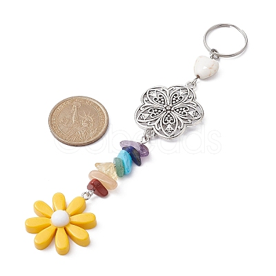 Flower Resin Keychains KEYC-JKC00556-02-1