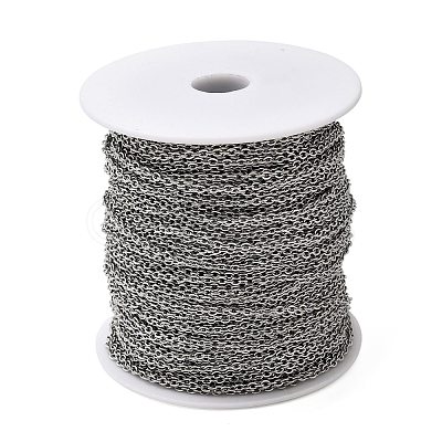 Tarnish Resistant 304 Stainless Steel Cable Chains CHS-Q001-15-100m-1