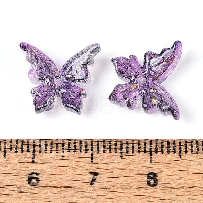 Baking Paint Glass Beads DGLA-T004-04J-1