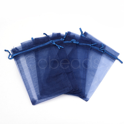 Organza Gift Bags with Drawstring OP-R016-17x23cm-21-1