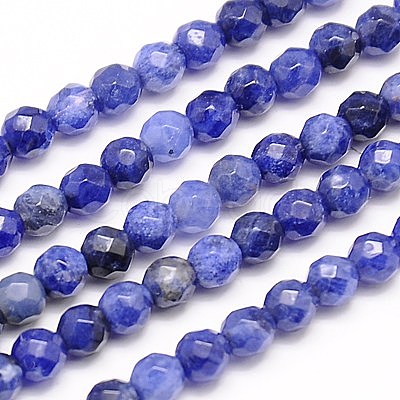 Natural Sodalite Beads Strands X-G-G545-16-1