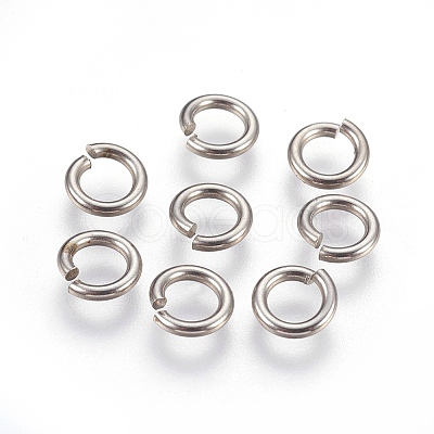 Tarnish Resistant 304 Stainless Steel Saw Cut Open Jump Rings STAS-P212-25P-23-1