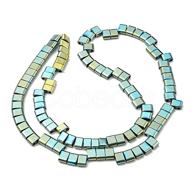Electroplated Non-magnetic Synthetic Hematite Beads Strands G-C106-B02-02B-1