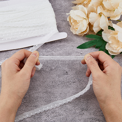 1 Roll Chinlon Elastic Lace Trim OCOR-BC0006-42B-1