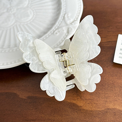Butterfly Acrylic Claw Hair Clips PW-WG1D67F-07-1