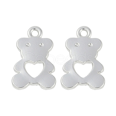 Rack Plating Alloy Pendants PALLOY-D029-16S-RS-1