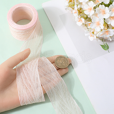 Polyester Pleated Ribbons SRIB-WH20020-005I-1