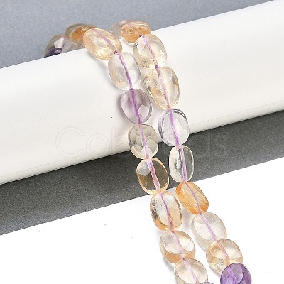 Natural Ametrine Beads Strands G-B125-K01-01-1