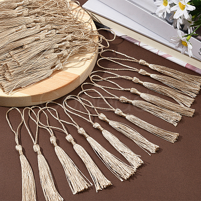 100Pcs Polyester Tassel Big Pendant Decorations FIND-SC0002-37-1