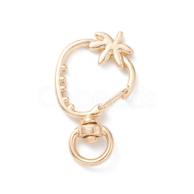 Strawberry Alloy Swivel Clasps X-FIND-L012-01KCG-1