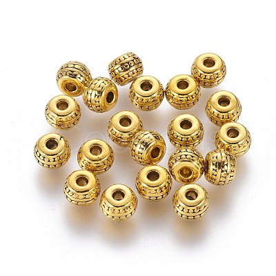Tibetan Style Alloy Spacer Beads LS-GLF0883Y-NF-1