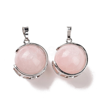 Natural Rose Quartz Pendants G-A212-01P-05-1