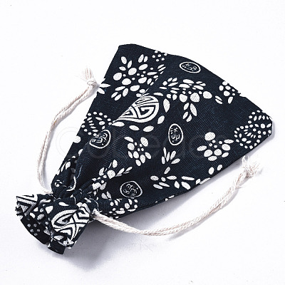 Printed Polycotton(Polyester Cotton) Pouches ABAG-S003-11C-1