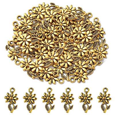 Tibetan Style Alloy Pendants TIBEP-YW0001-03AG-1