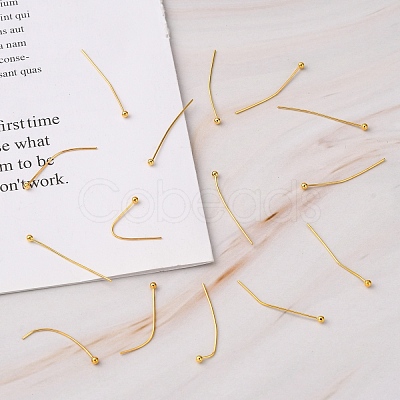 Brass Ball Head pins X-KK-R020-06G-1