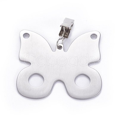 Stainless Steel Tablecloth Pendants X-STAS-WH0013-03P-1
